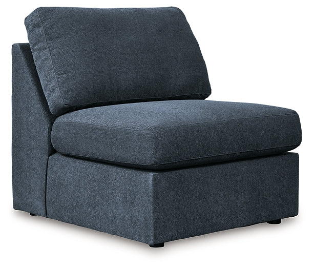 Seccional Modmax de 4 piezas con chaise longue y consola de almacenamiento