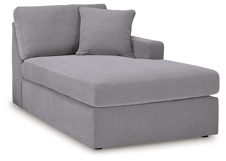 Seccional Modmax de 6 piezas con chaise longue y consola de almacenamiento