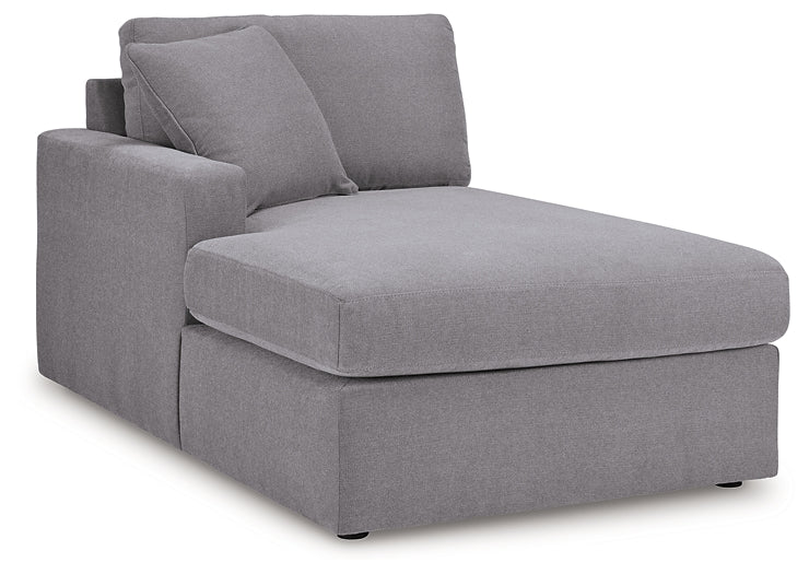 Seccional Modmax de 6 piezas con chaise longue y consola de almacenamiento