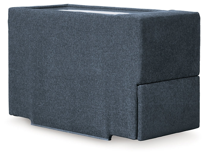 Seccional Modmax de 6 piezas con chaise longue y consola de almacenamiento