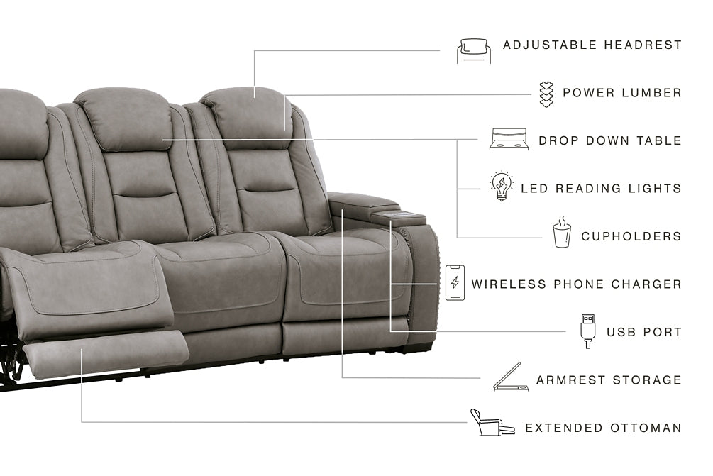 Sofá, loveseat y sillón reclinable The Man-Den