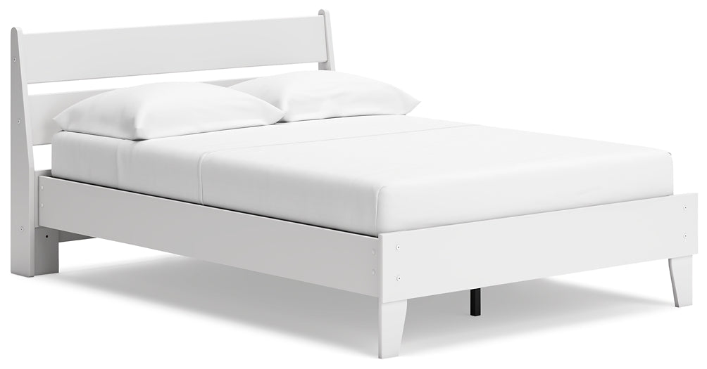Socalle Panel Platform Bed With Dresser And Nightstand