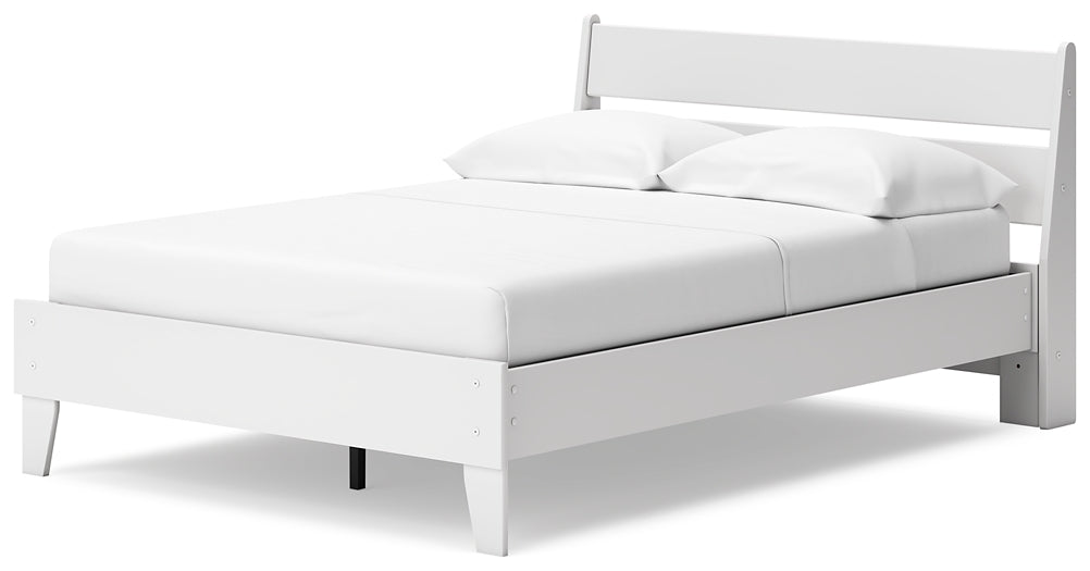 Socalle Panel Platform Bed With Dresser And Nightstand