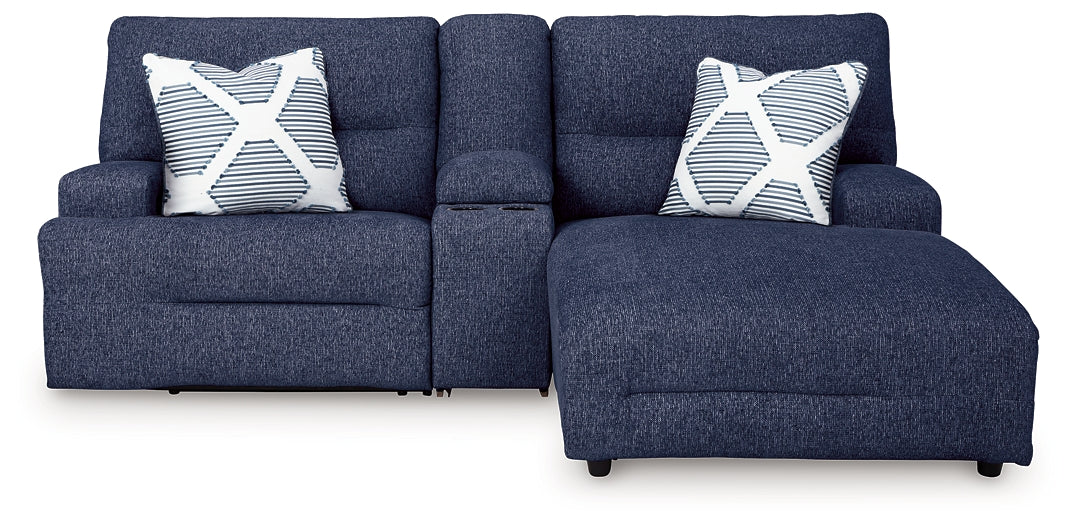Sofá seccional reclinable eléctrico de 3 piezas con chaise longue Acklen Place