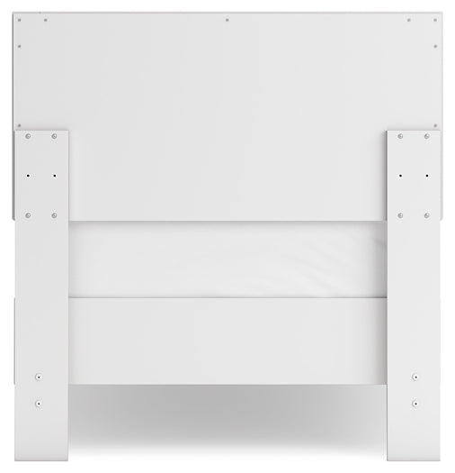 Hallityn Panel Headboard With Nightstand