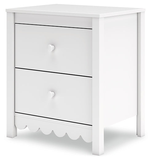 Hallityn Panel Headboard With Nightstand