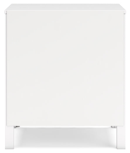 Hallityn Panel Headboard With Nightstand