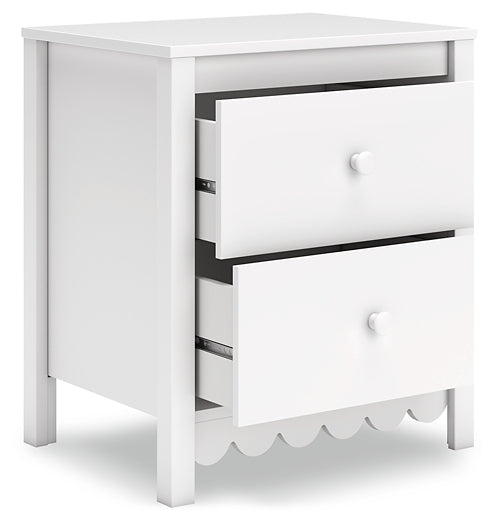 Hallityn Panel Headboard With Nightstand