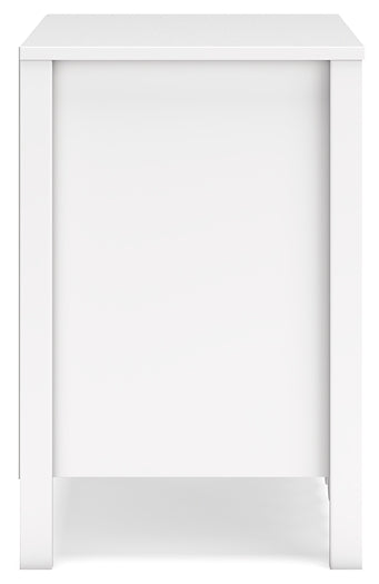 Hallityn Panel Headboard With Nightstand