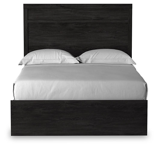 Belachime Panel Bed With Mirrored Dresser, Chest And 2 Nightstands