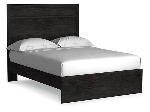 Belachime Panel Bed With Mirrored Dresser, Chest And 2 Nightstands