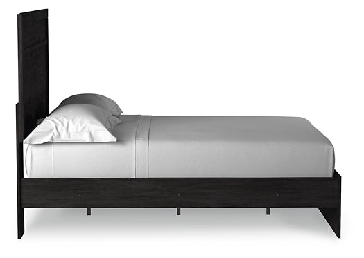 Belachime Panel Bed With Mirrored Dresser And Chest