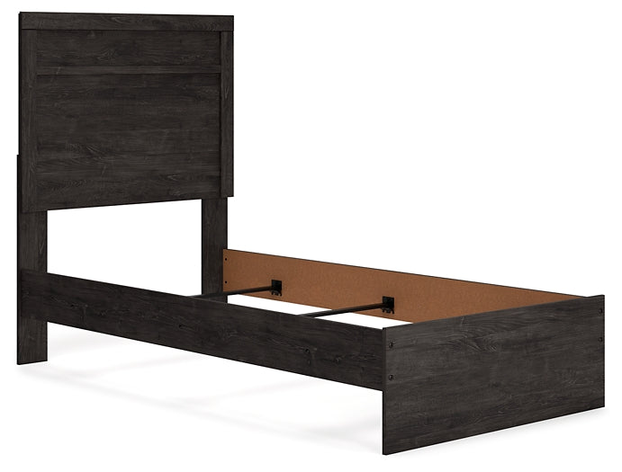 Belachime Panel Bed With Nightstand