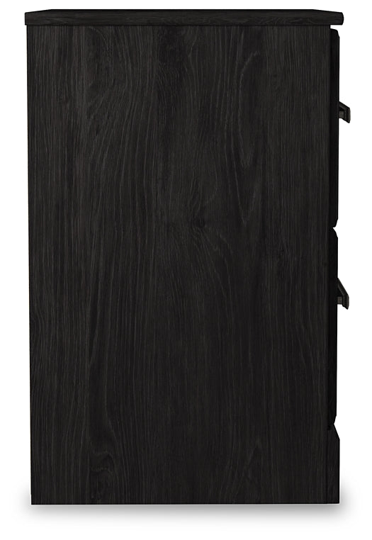 Belachime Panel Bed With Nightstand