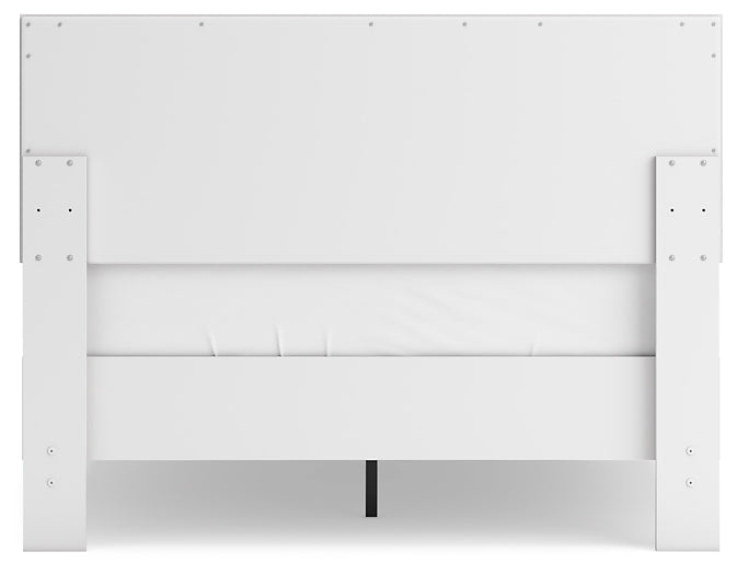 Hallityn Panel Platform Bed With Dresser And Nightstand