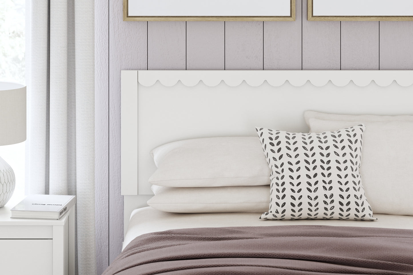 Hallityn Panel Platform Bed With Dresser And Nightstand