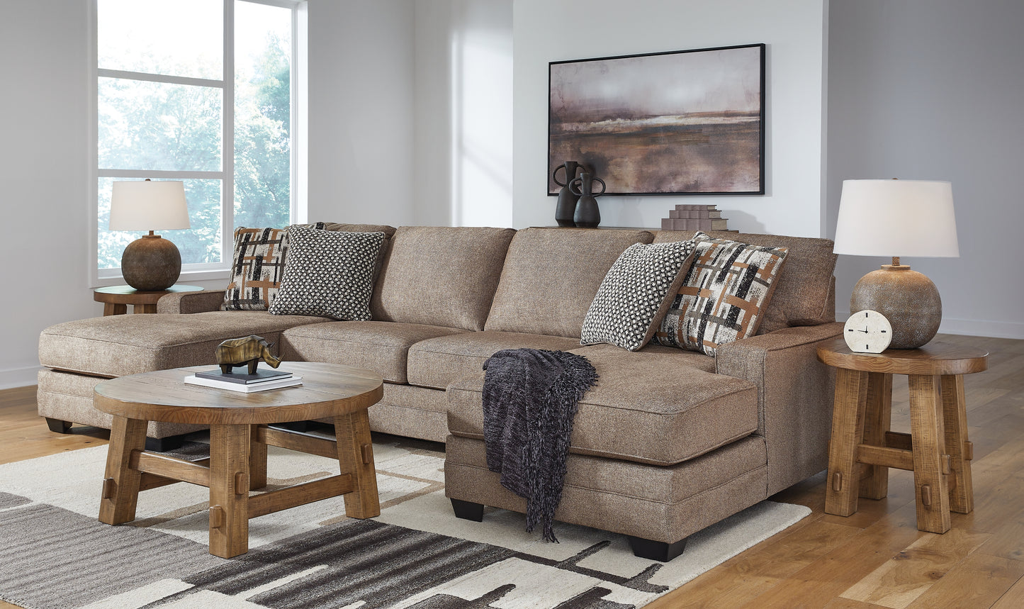 Seccional de 3 piezas con chaise longue Cannonbrook