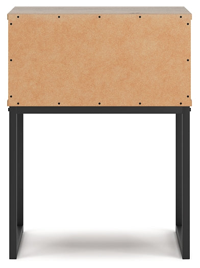 Deanlow Platform Panel Bed With Nightstand