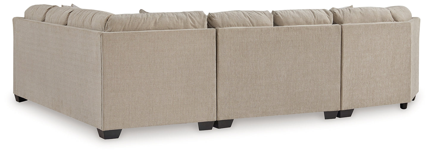 Seccional de 3 piezas Brogan Bay con sofá cama