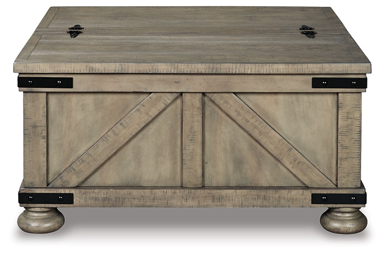 Mesa de cóctel Aldwin con almacenamiento