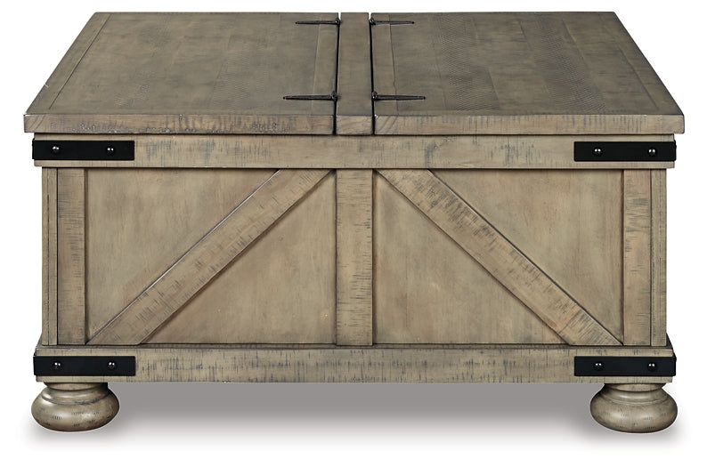 Mesa de cóctel Aldwin con almacenamiento