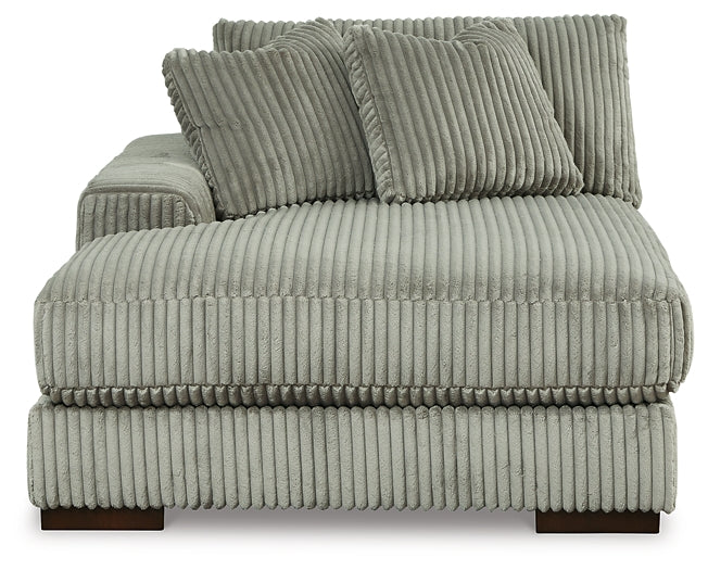 Seccional Lindyn de 3 piezas con chaise longue doble