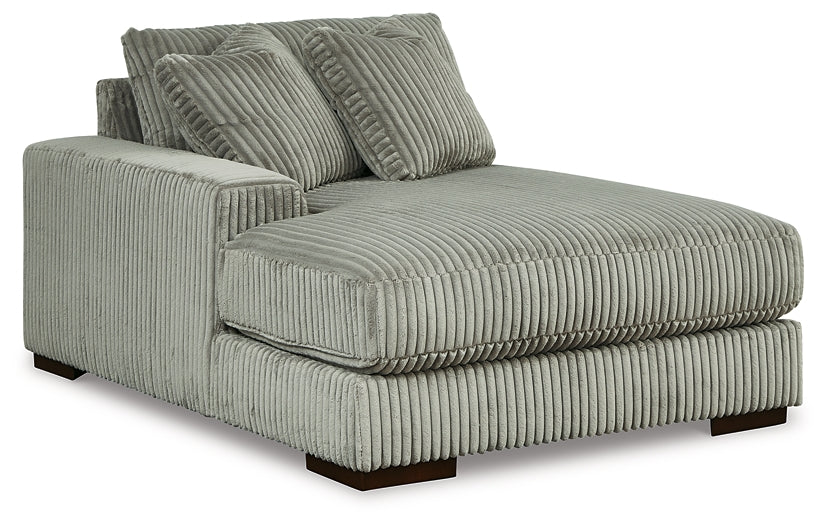 Seccional Lindyn de 3 piezas con chaise longue doble