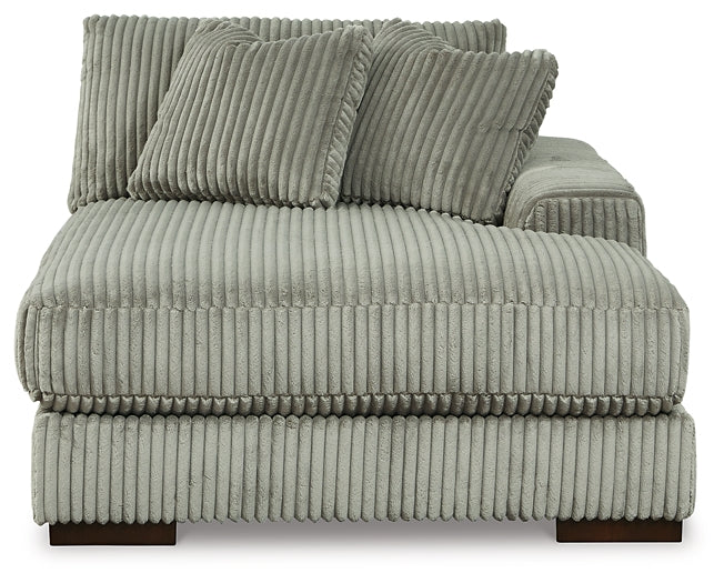 Seccional Lindyn de 3 piezas con chaise longue doble