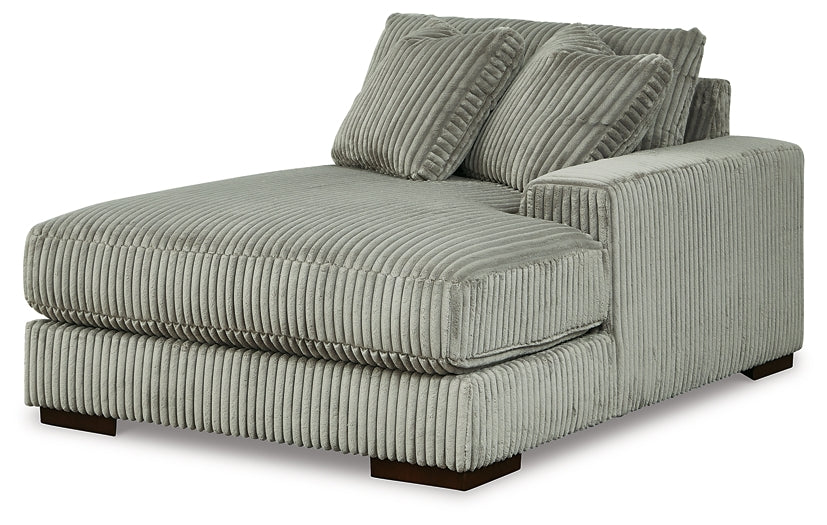 Seccional Lindyn de 3 piezas con chaise longue doble