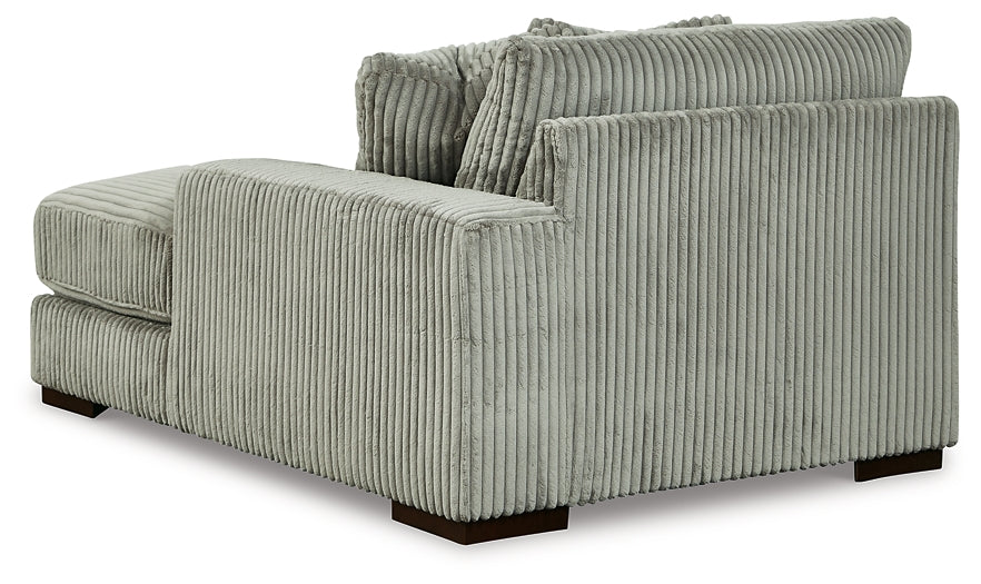 Seccional Lindyn de 3 piezas con chaise longue doble