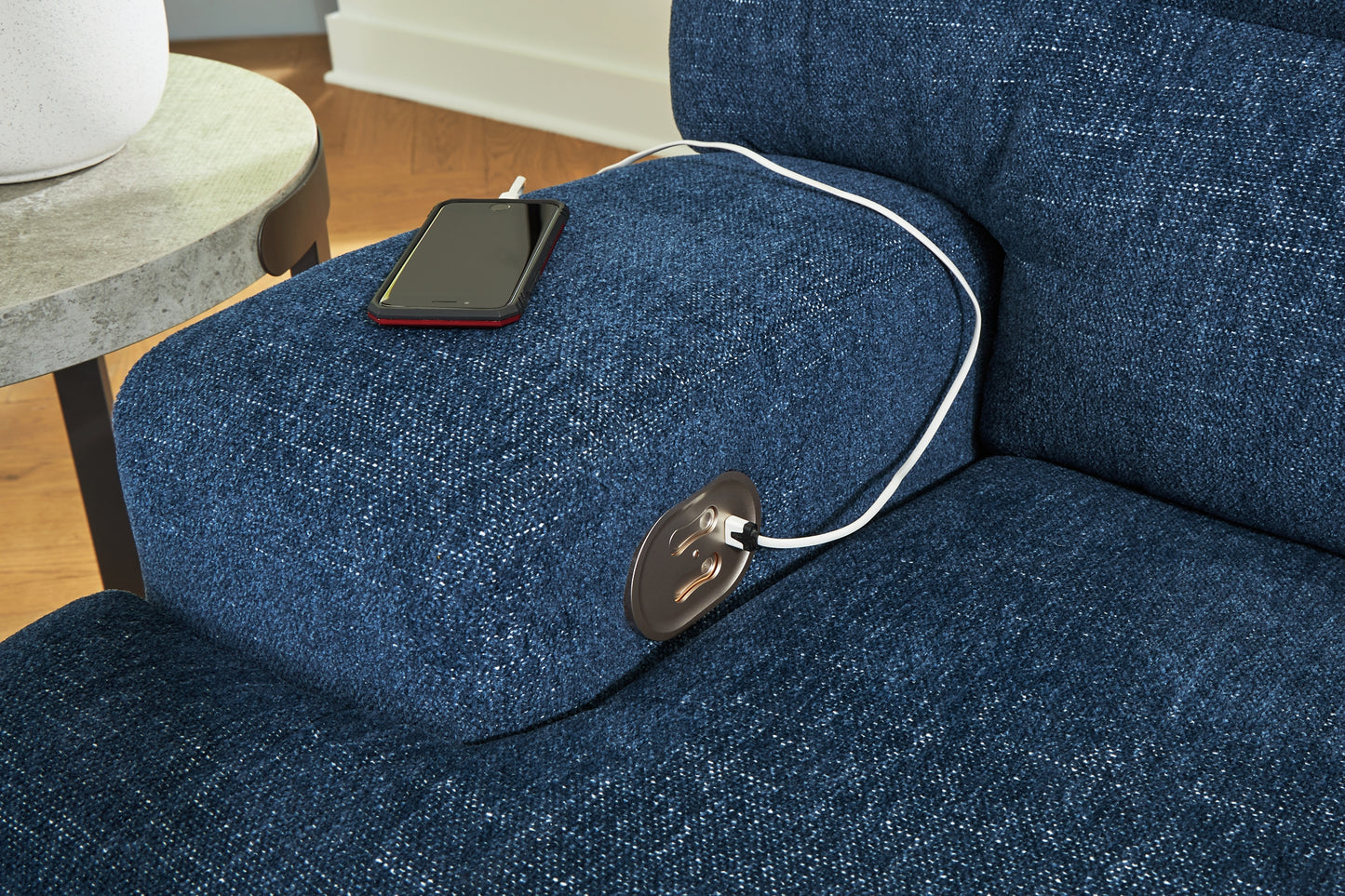 Sofá seccional reclinable eléctrico de 3 piezas con chaise longue Acklen Place