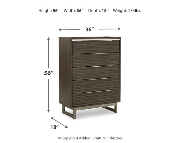 Arkenton California Panel Bed With Mirrored Dresser And Chest