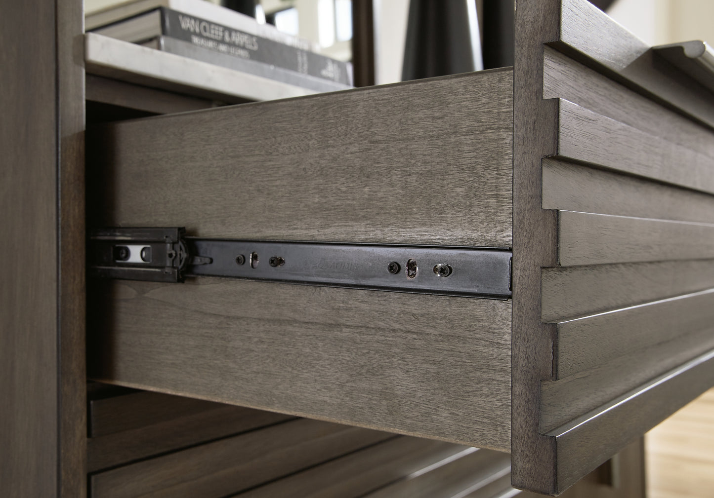 Arkenton Panel Bed With Mirrored Dresser