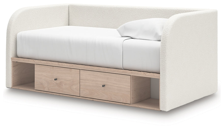Arloster Upholstered Day Bed With Storage