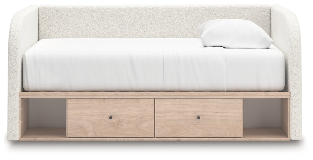 Arloster Upholstered Day Bed With Storage