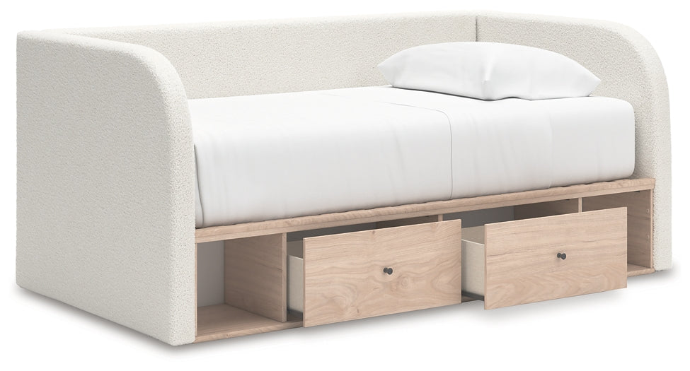 Arloster Upholstered Day Bed With Storage