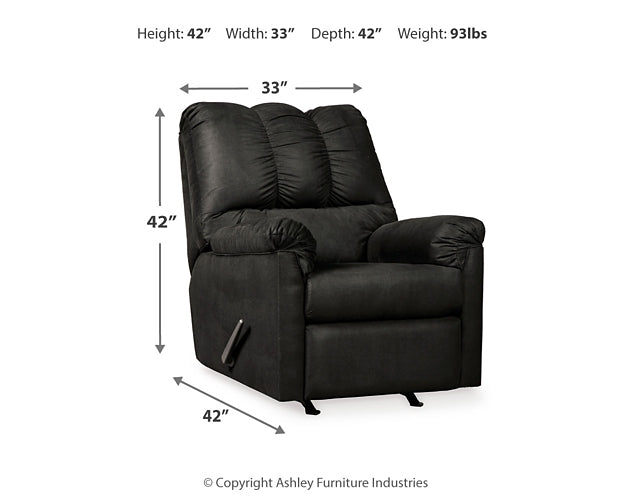 Sillón reclinable mecedor Darcy