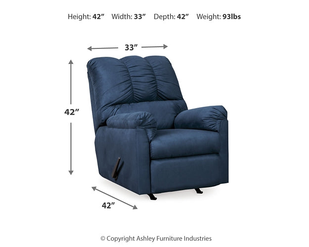 Sillón reclinable mecedor Darcy