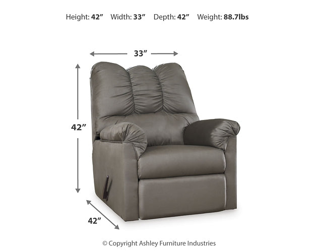 Sillón reclinable mecedor Darcy