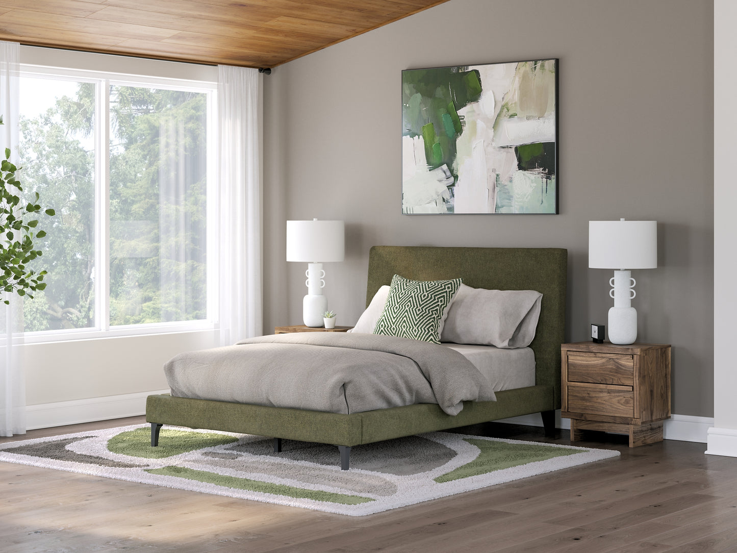 Chirason Uph Bed W/Roll Slats