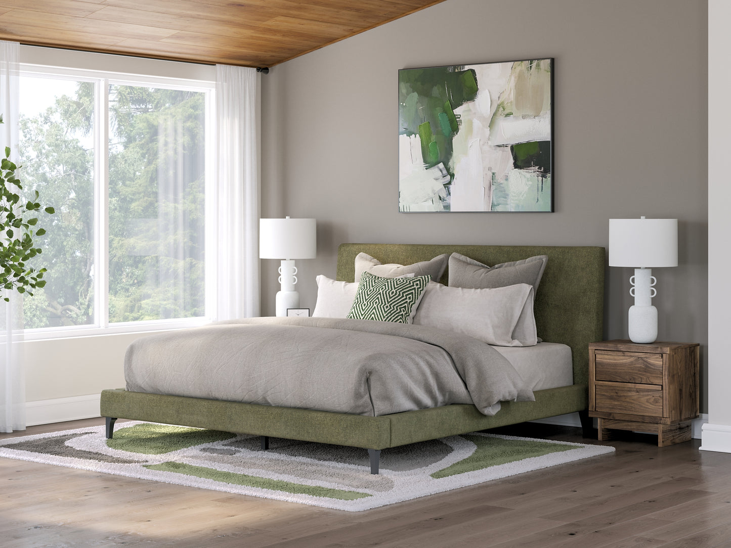 Chirason Uph Bed W/Roll Slats