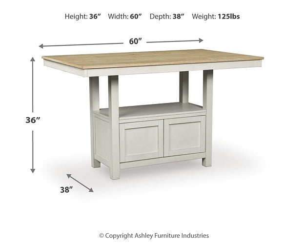 Mesa de comedor rectangular Purlaney