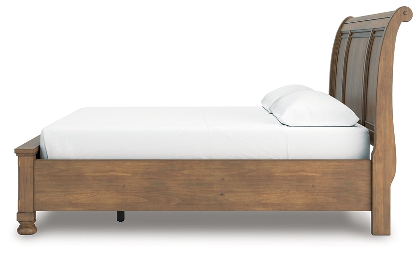 Feddinger California Storage Sleigh Bed