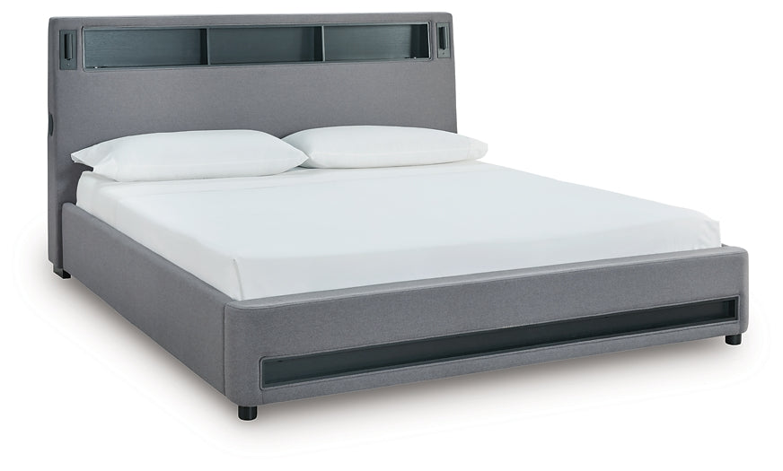Verishaw California Upholstered Bed