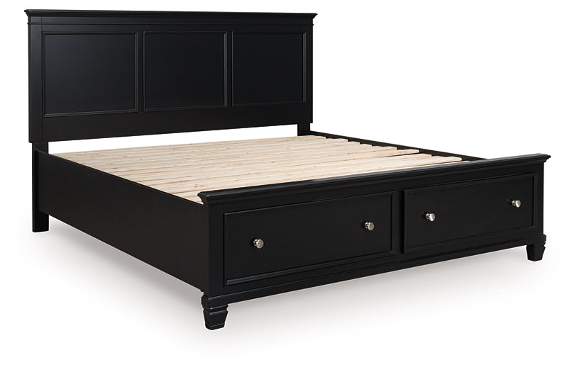 Lanolee California Panel Storage Bed
