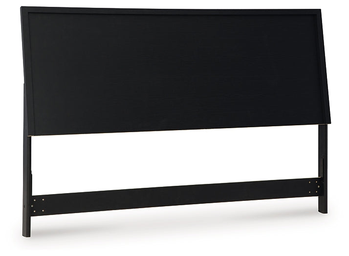 Danziar Panel Headboard With Mirrored Dresser