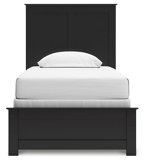 Panel Bed With Mirrored Dresser And Chest