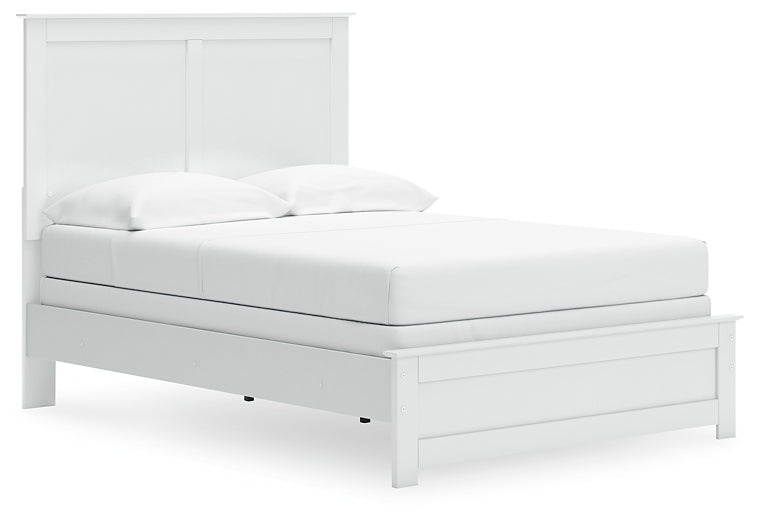 Bostwick Shoals Panel Bed With Mirrored Dresser And Nightstand
