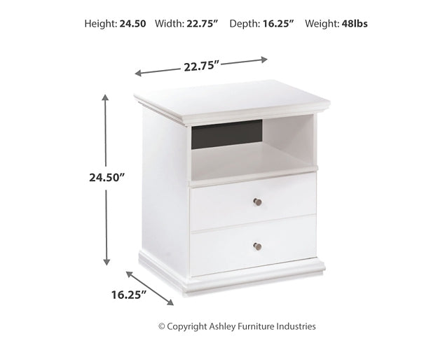 Bostwick Shoals Panel Bed With Mirrored Dresser And Nightstand