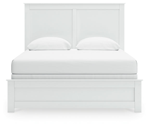 Bostwick Shoals Panel Bed With Mirrored Dresser And Nightstand